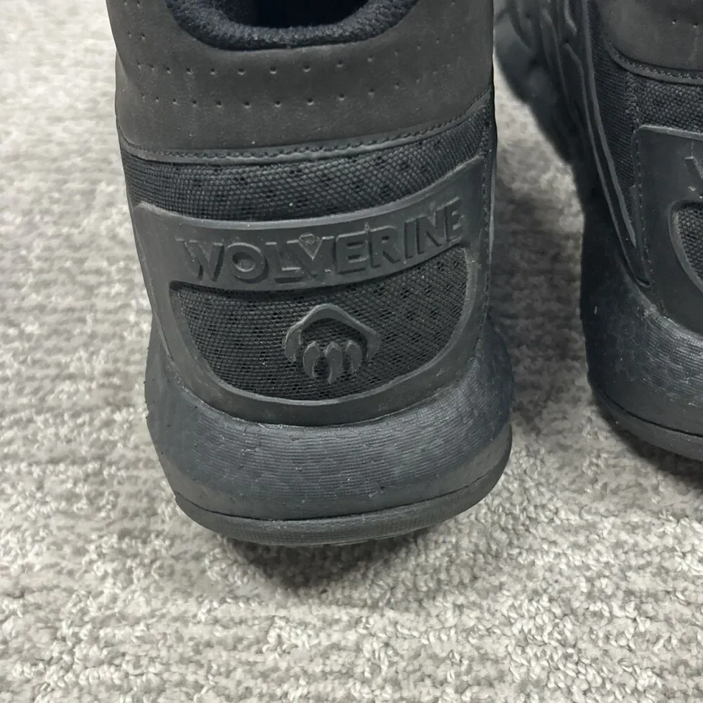 Wolverine Boots Mens 12 EW W211020 Rev Vent DuraShocks Composite Toe Black